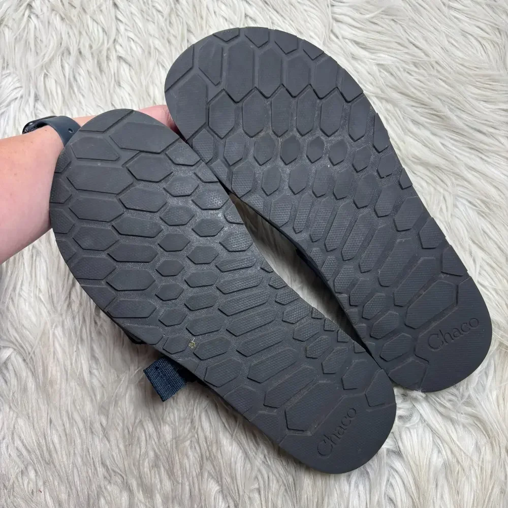 Chaco‎ Men's 12 Navy Blue Lowdown Slide Sandals Adjustable